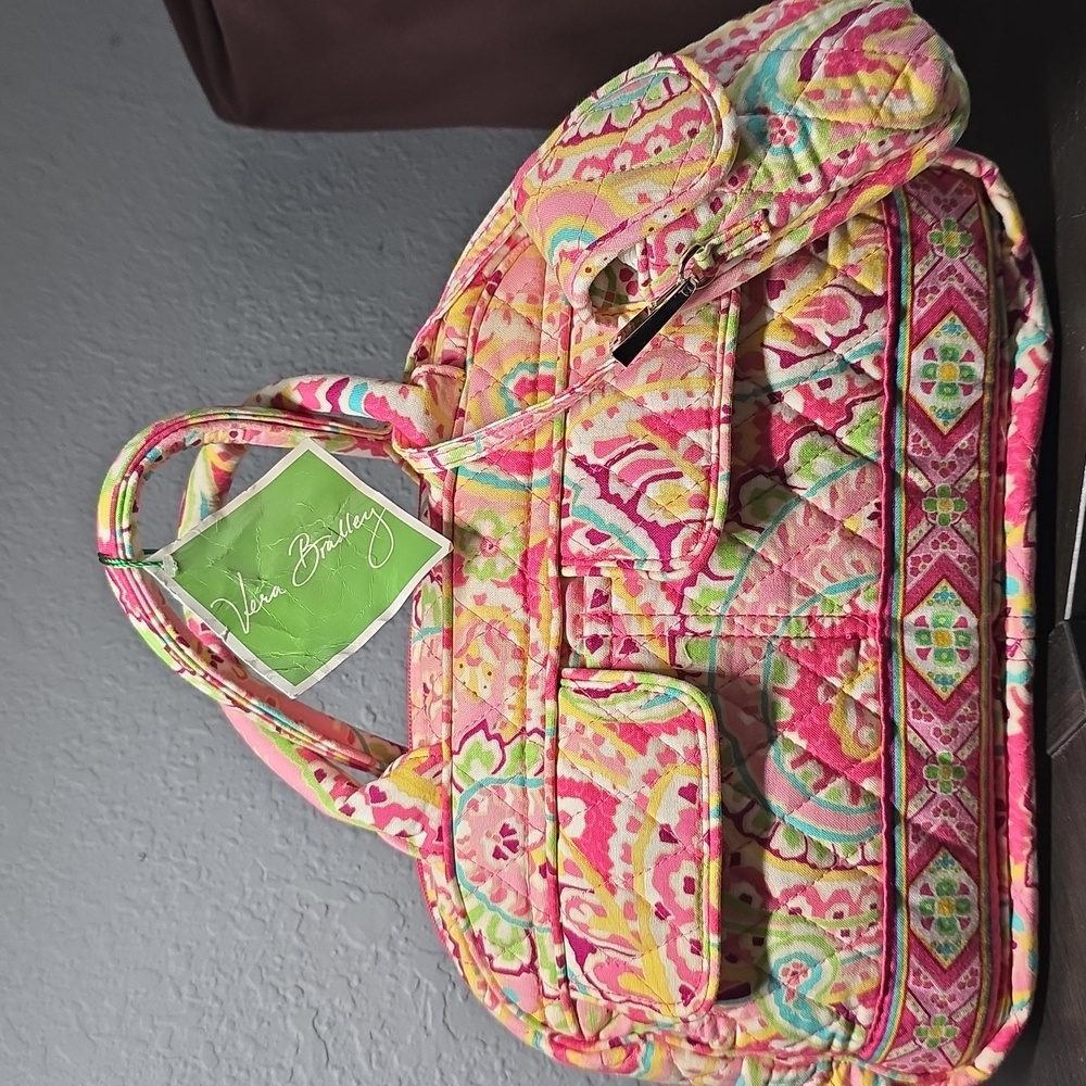 NWT Vera Bradley Bundle Lola Bag with cellphone case in Capri Melon